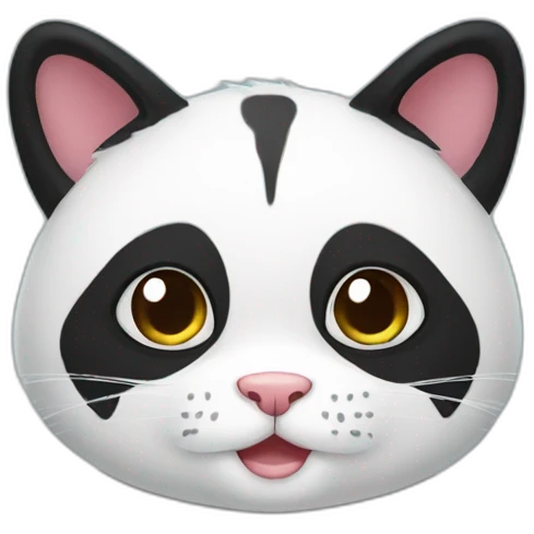 panda cat emoji