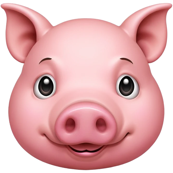 Snarky pig emoji