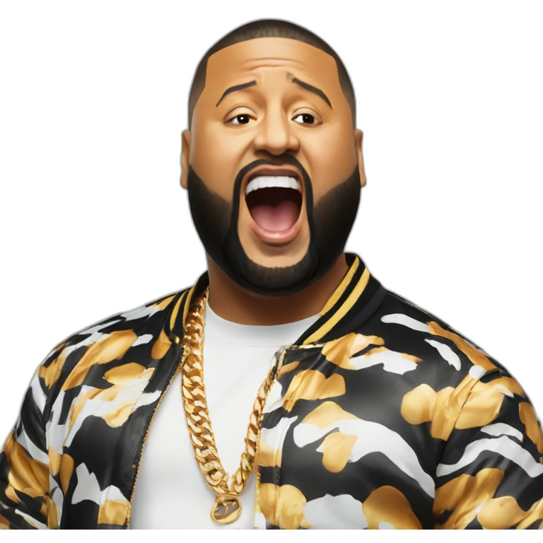 dj khaled shouting emoji