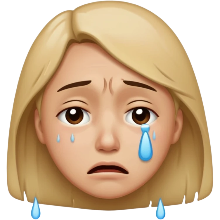 Crying heartbroken  emoji