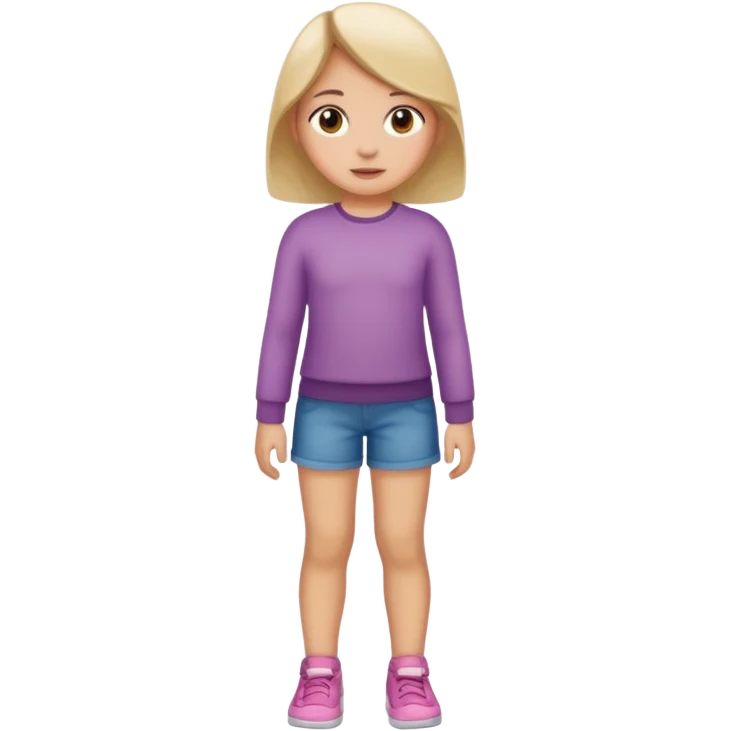 girl kid full body emoji