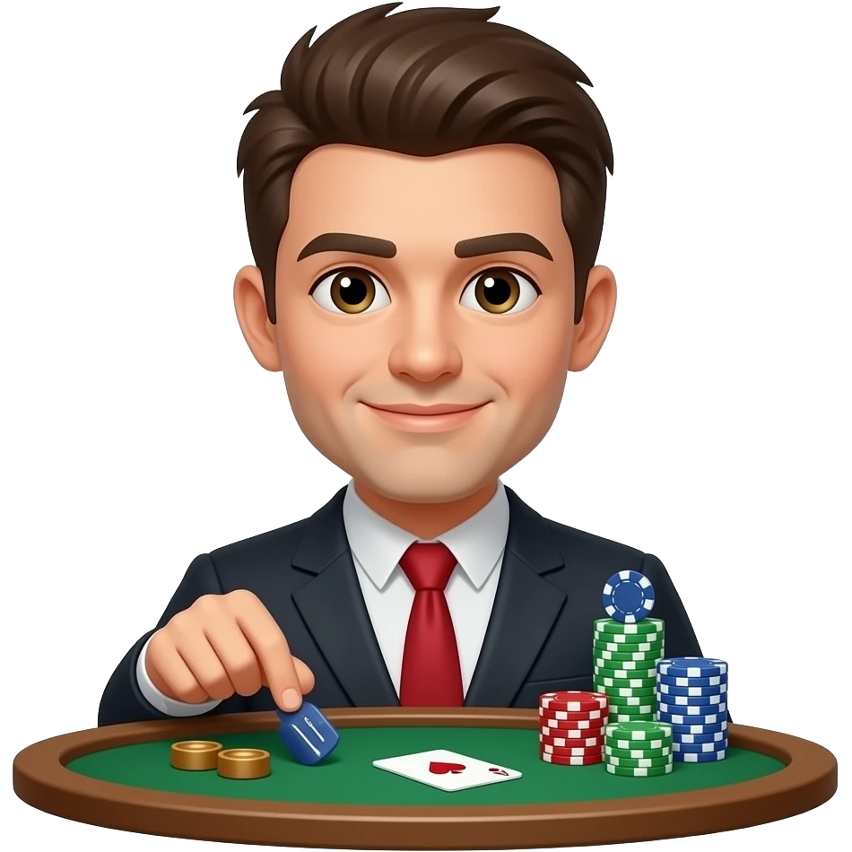 Casino Card dealer emoji