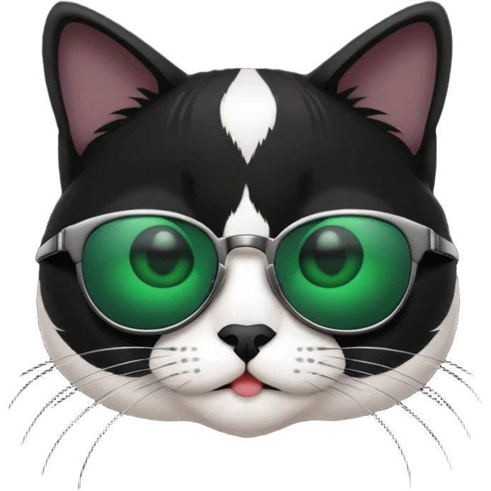 Cat wearing sunglasses emoji