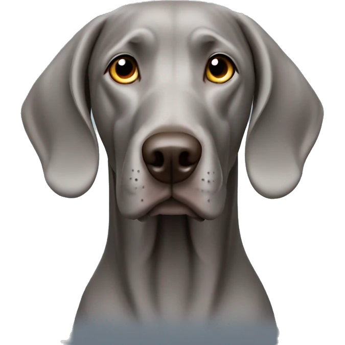 Weimaraner dog emoji