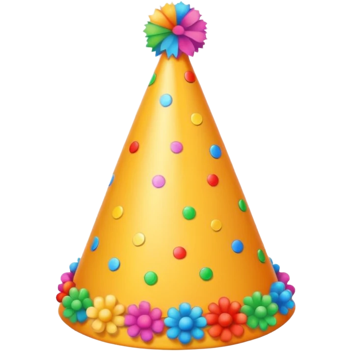 a Birthday hat emoji