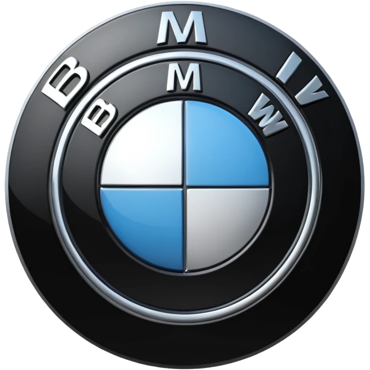 Emoji of BMW logo emoji