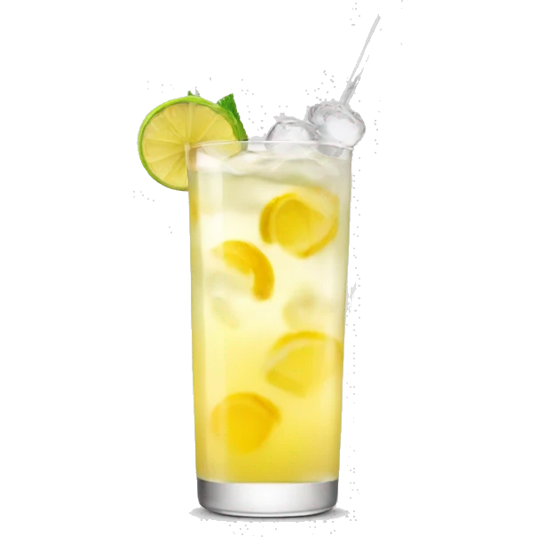 Gin Fizz cocktail emoji emoji