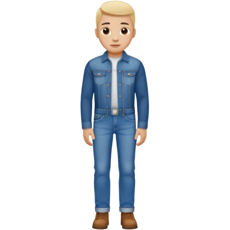 a creative clothing maker making a jeans  emoji