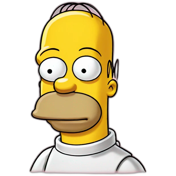 Homer Simpson heart eyes emoji