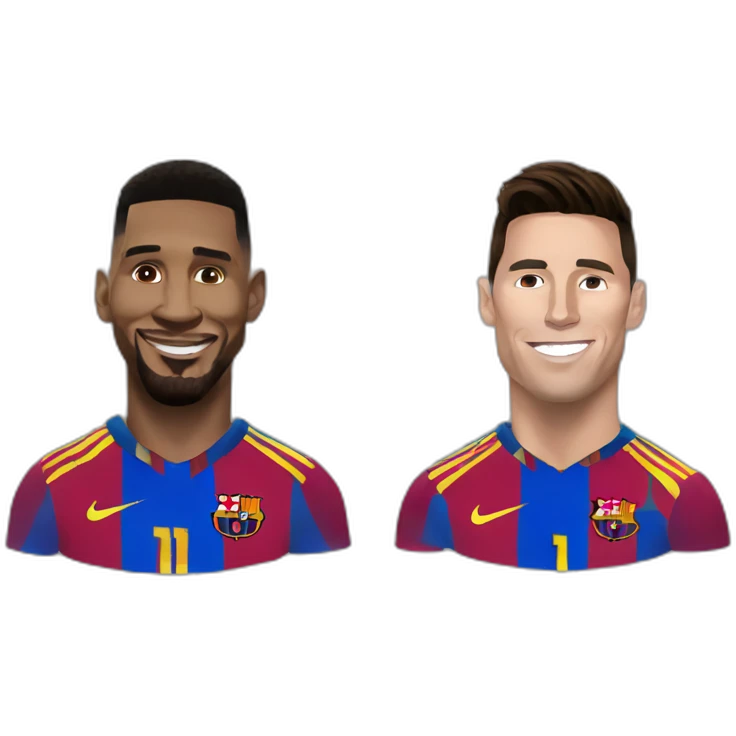Messi and Ronaldo  emoji