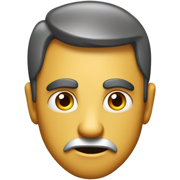 Malicious scheming face emoji