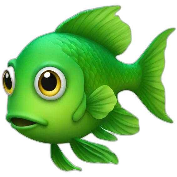 green fish  emoji