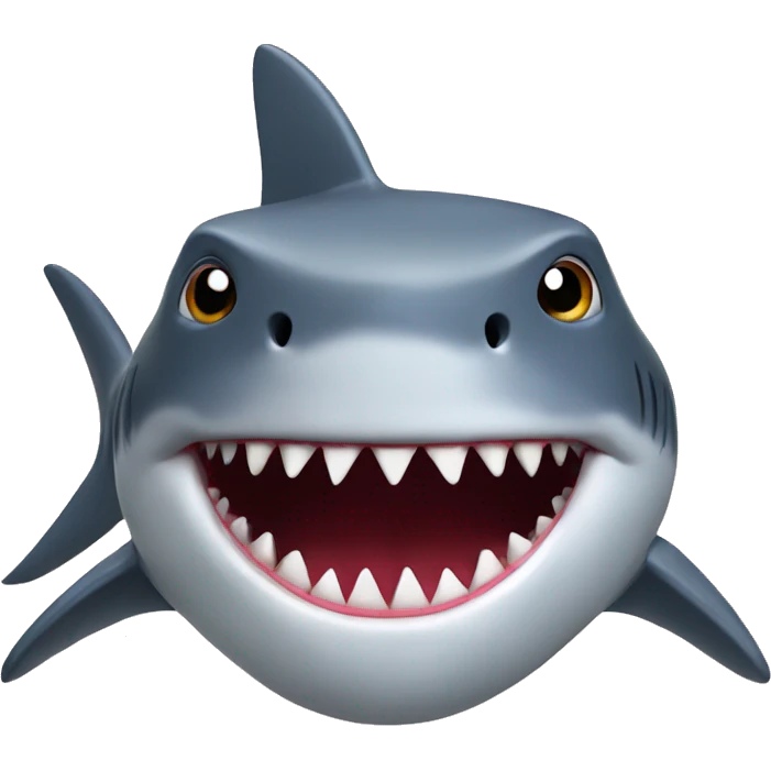 Shark head with feet emoji