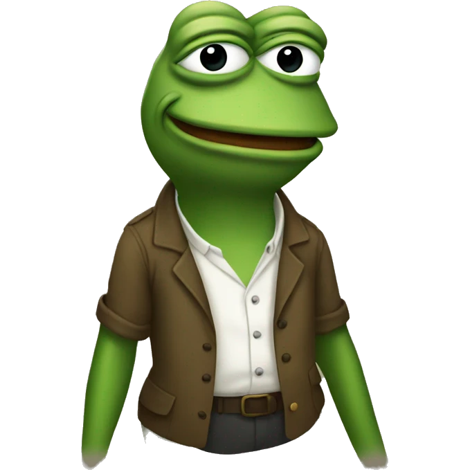 standing pepe emoji
