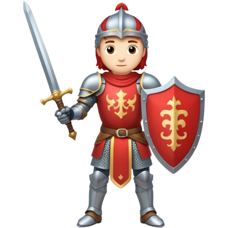 brave knight full body emoji