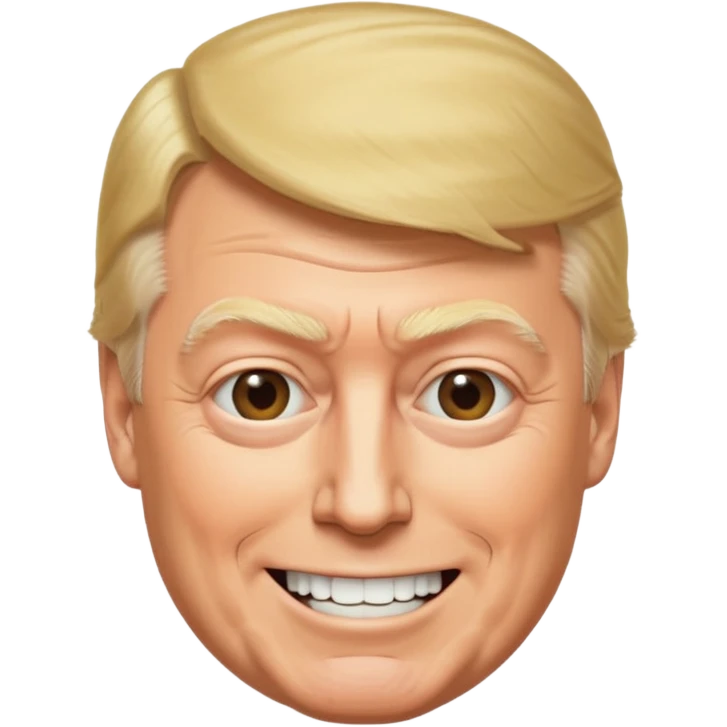 Trump putting his head in bill clinton’s groin emoji