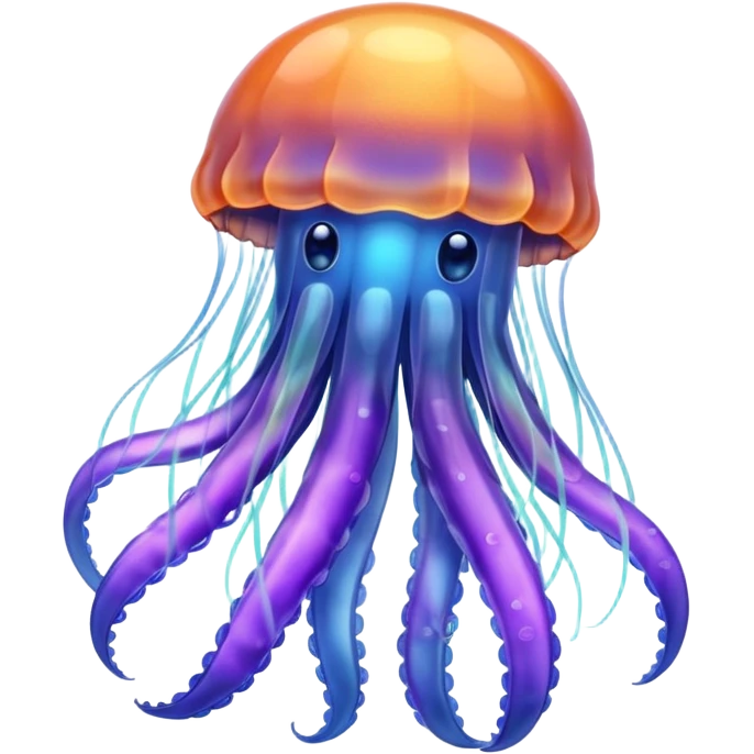 Una medusa amigable emoji