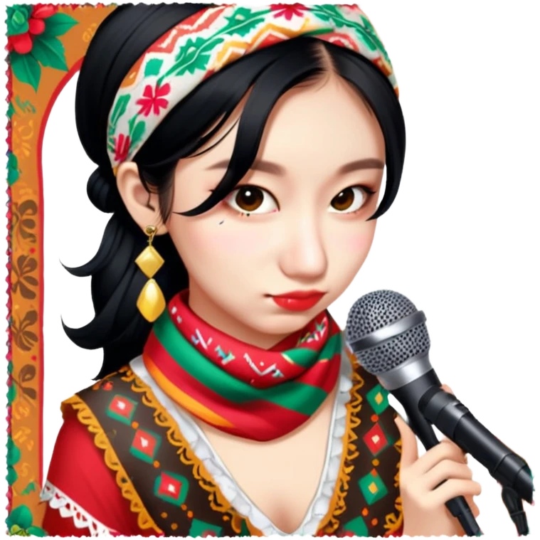 Colorful Singer emoji