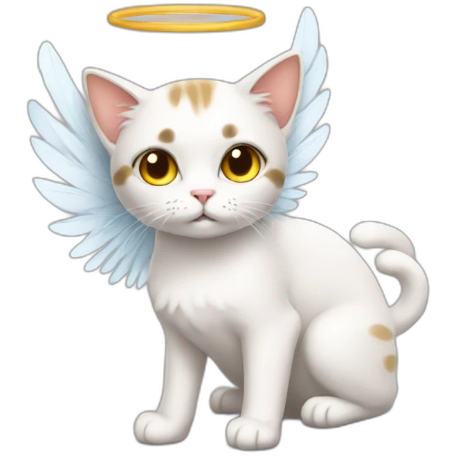 Angel a cat emoji