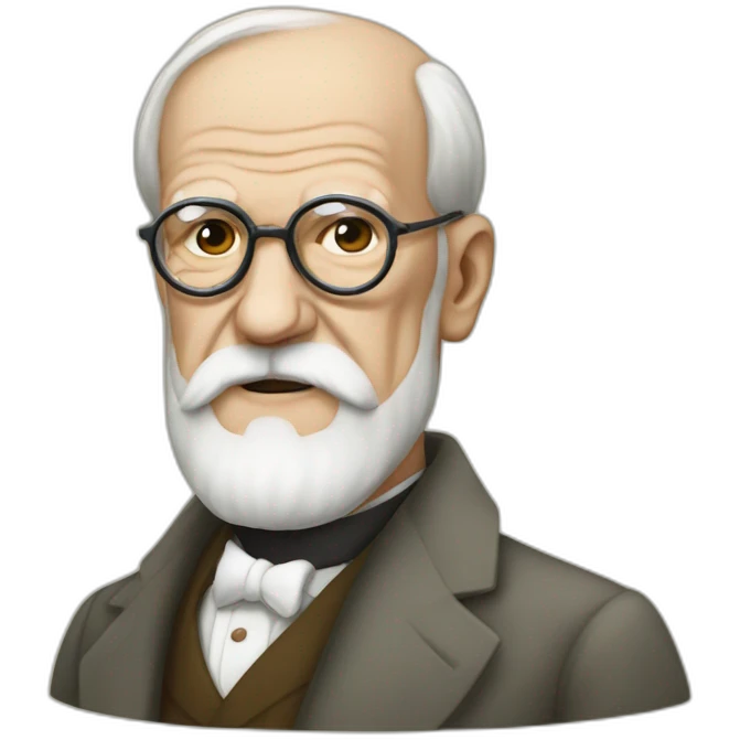 Sigmund freud and odip emoji