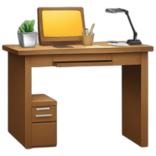 Work desk emoji