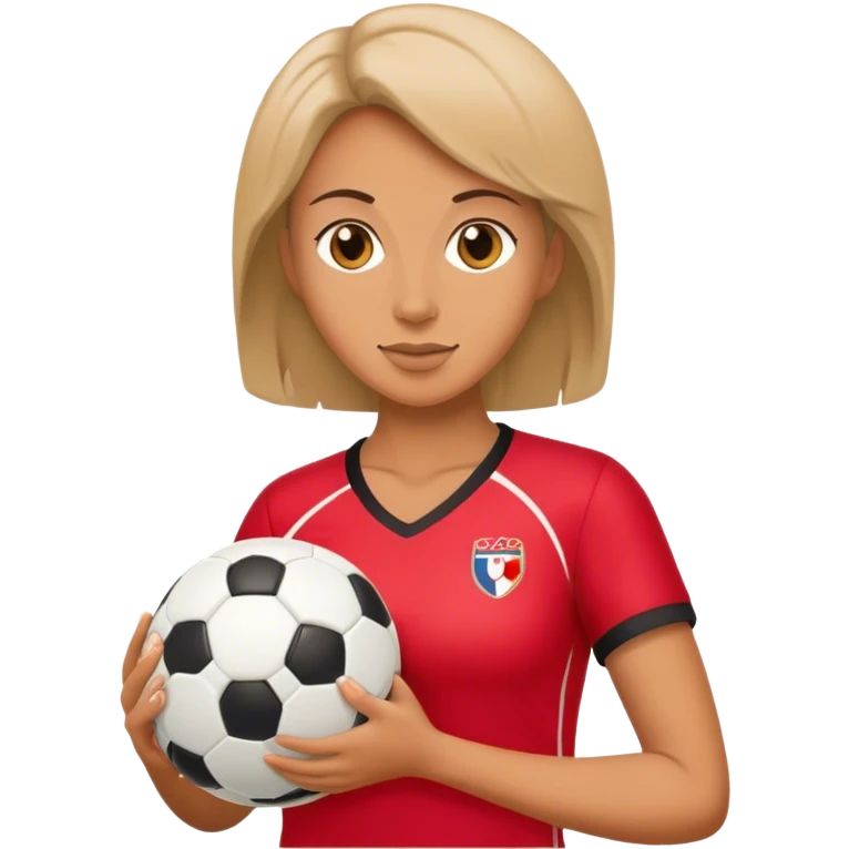 soccer-mom with ball emoji