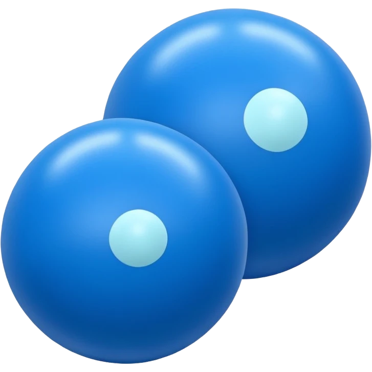physiotherapy (or pilates) balls (2) to exercise and do rehab emoji