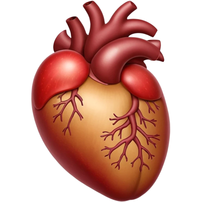 realistic shading anatomical accurate liver organ, apple style emoji emoji