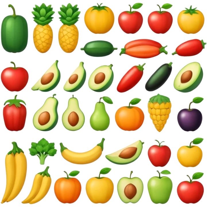 emoji de alimentos saludables emoji