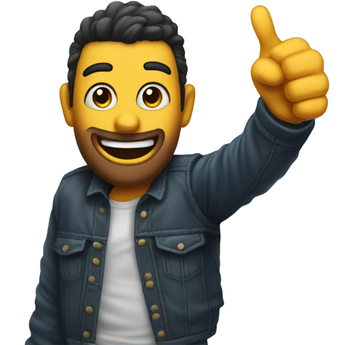 Rizzy thumbs up emoji