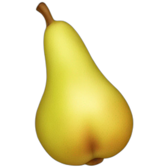 cooked pear emoji