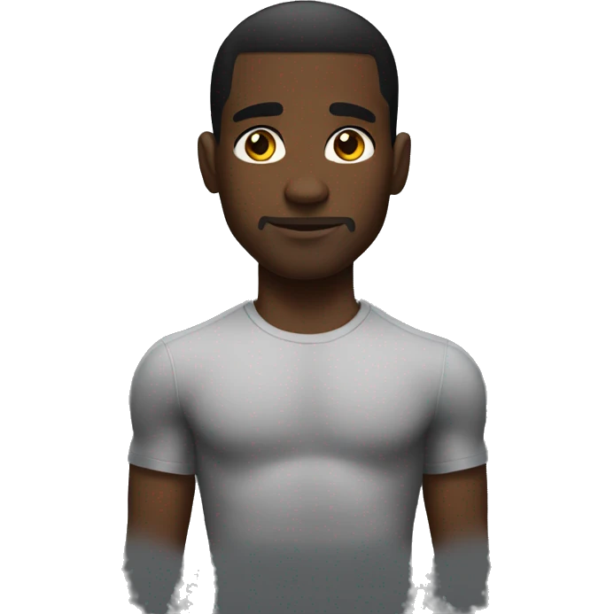 make a buff black guy emoji