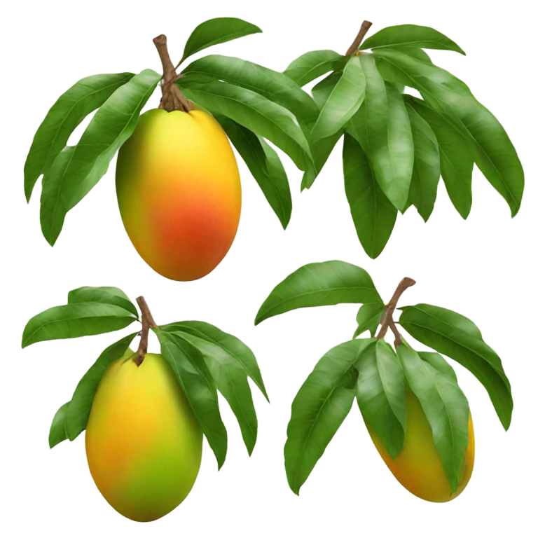Realistic Mango mango mango  emoji