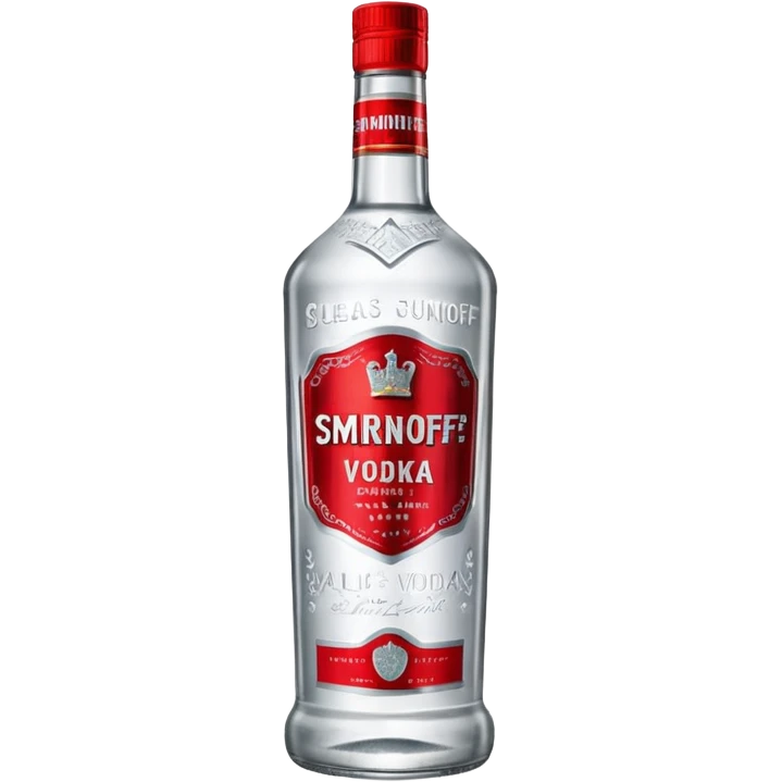 Smirnoff Vodka bottle emoji
