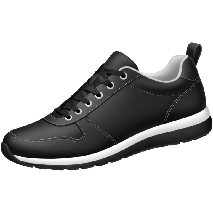 black sport shoue emoji