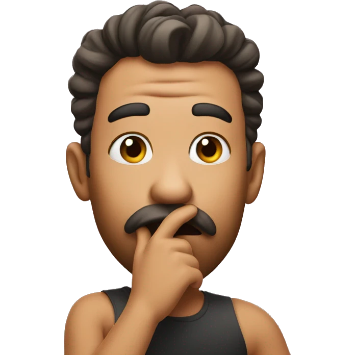 Blowing a kiss emoji