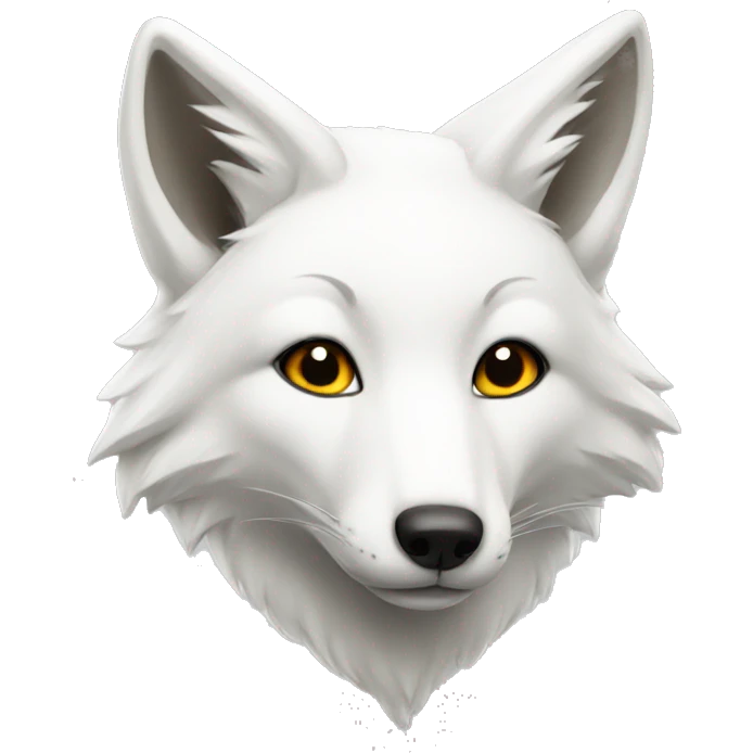 White fox emoji
