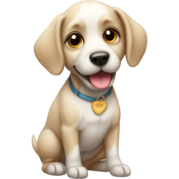 cute dog emoji