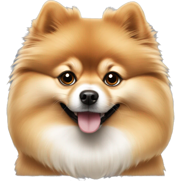 pretty pomeranian spitz  emoji