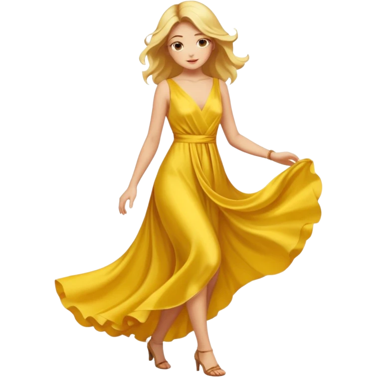yellow dress emoji