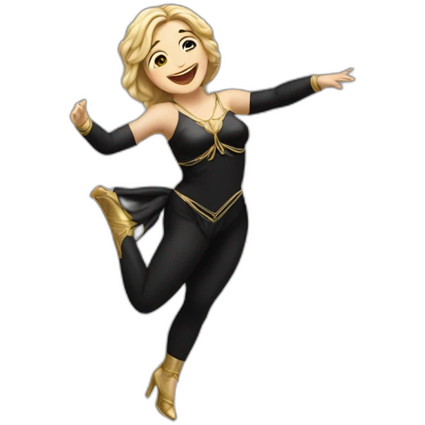 Madonna dancing emoji