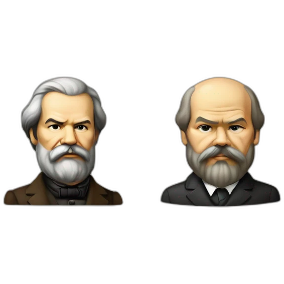 karl marx friedrich engels vladimir lenin emoji