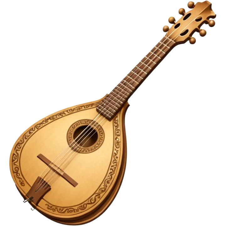 Baroque lute emoji