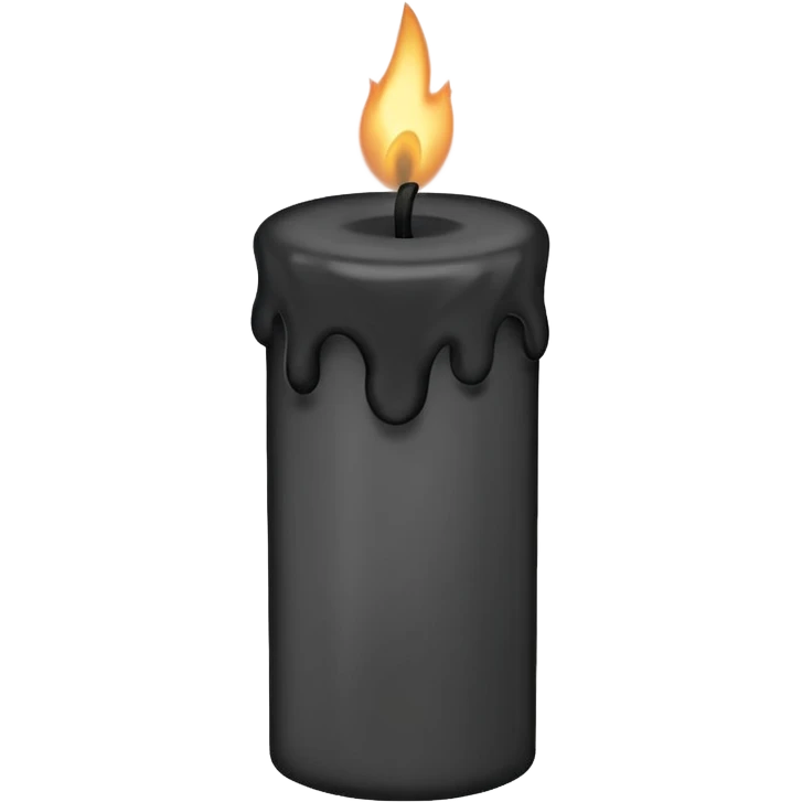 Candel with no flame 🔥 only smoke emoji