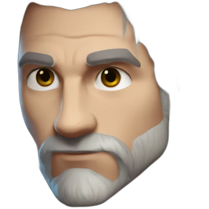 geralt of rivia playing gwent emoji