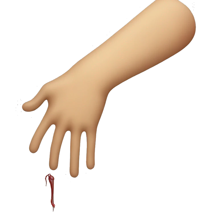 Arm and leg fused emoji