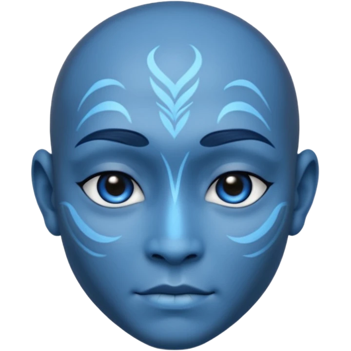 painted avtar emoji
