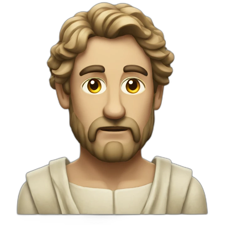 medieval innovator, thinking, concentrated, torso emoji