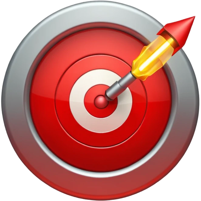 Moving target with blinking light emoji