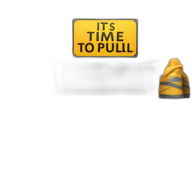 Sign : it’s time to pull ! emoji